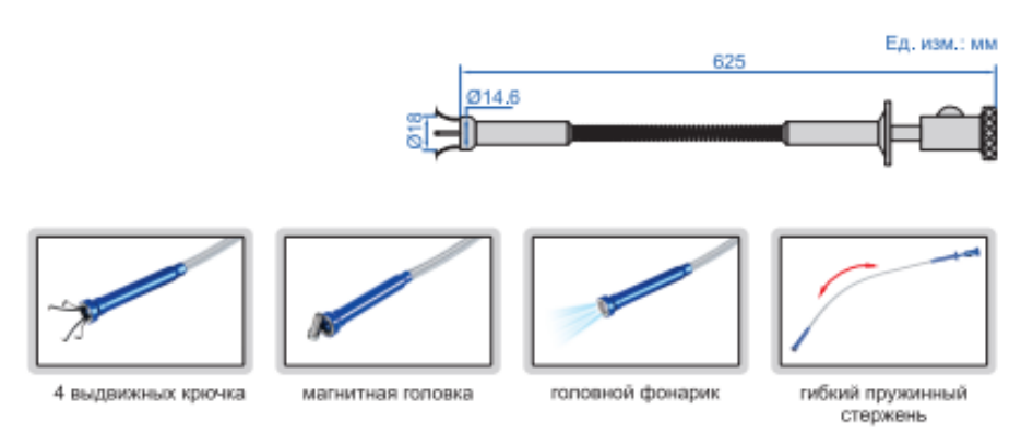 Захват механический с подсветкой 7164