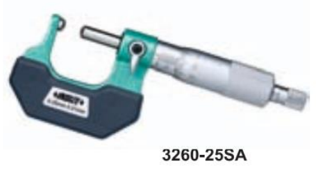 Трубные микрометры со сферической насадкой 3260-25SA