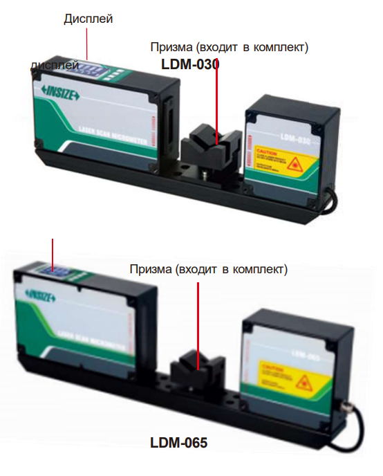 Микрометры с лазерным сканированием LDM-030/LDM-065
