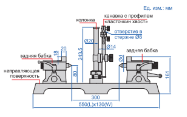Стенд для контроля биения 4782