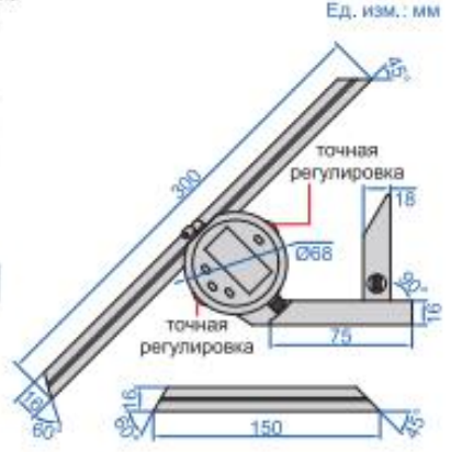 Цифровой угломер 2771