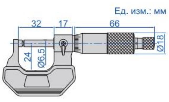 Трубные микрометры со сферической насадкой 3260-25SA