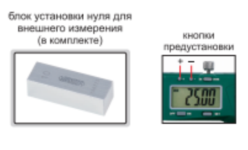 Цифровые штангенциркули со сменными насадками 1124