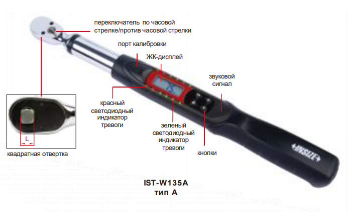 Цифровые динамометрические ключи IST-W